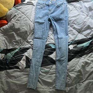 Levi’s 710 mid rise acid wash jeans size 25x30